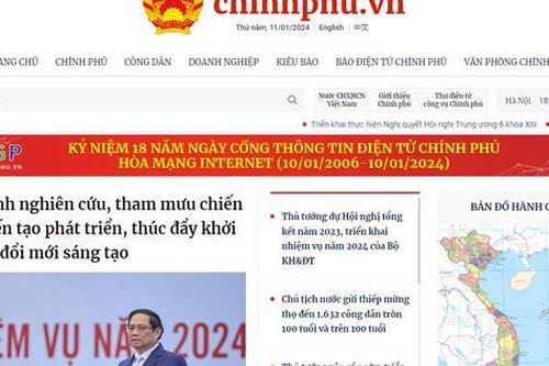 Cổng TTĐT Chính phủ đã lan tỏa năng lượng tích cực đến với cộng đồng