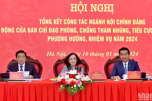 Hội nghị tổng kết công tác ngành Nội chính Đảng và hoạt động của Ban Chỉ đạo phòng chống tham nhũng, tiêu cực cấp tỉnh năm 2023, phương hướng, nhiệm vụ năm 2024