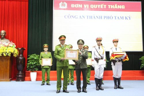 Công an TP Tam Kỳ đạt danh hiệu thi đua 'Đơn vị Quyết thắng'