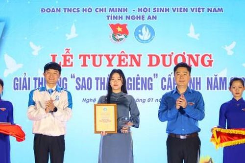 Nghệ An vinh danh Sinh viên 5 tốt và Sao Tháng Giêng