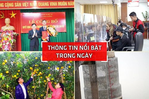 Nghệ An: Thông tin nổi bật ngày 10/1