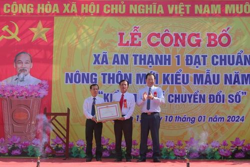 An Thạnh 1 - xã đầu tiên của Sóc Trăng đạt chuẩn nông thôn mới kiểu mẫu