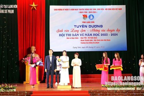 Tuyên dương 'Sinh viên Lạng Sơn – Những câu chuyện đẹp cấp tỉnh năm 2024″ và hội thi dân vũ năm học 2023 – 2024