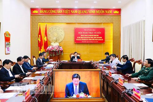 Hội nghị trực tuyến toàn quốc tổng kết công tác ngành Nội chính Đảng năm 2023