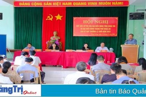 Đại biểu HĐND tỉnh, HĐND TP. Đông Hà tiếp xúc cử tri tại các địa phương