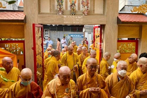 Lễ nhập kim quan Trưởng lão Hòa thượng Thích Thiện Thạnh tại chùa Từ Huê (Q.Tân Phú)