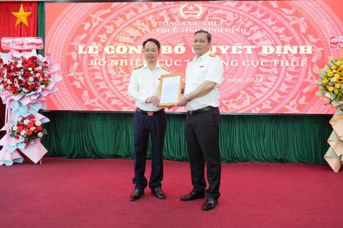 Ông Nguyễn Anh Tuấn giữ chức Cục trưởng Cục Thuế Bình Định