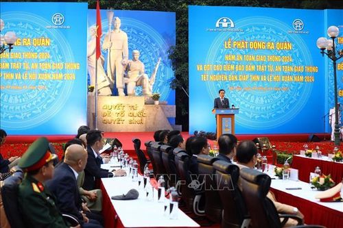 Lễ phát động ra quân Năm An toàn giao thông 2024