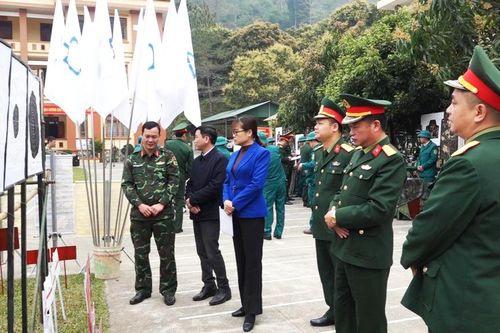 Ban Chỉ huy Quân sự huyện Bảo Lâm học và làm theo Bác
