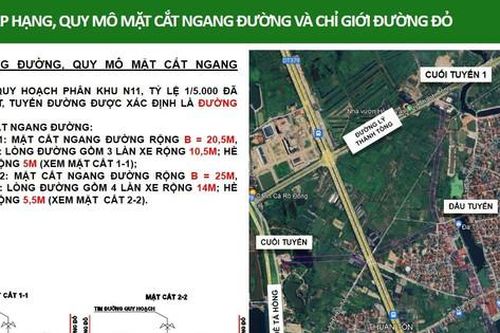 Công bố chỉ giới đường đỏ 5 dự án quan trọng trên địa bàn huyện Gia Lâm