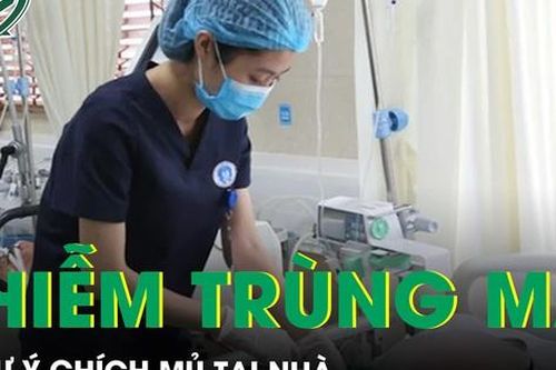Nhiễm trùng máu, sốc nhiễm khuẩn, suy đa tạng do tự ý chích mủ