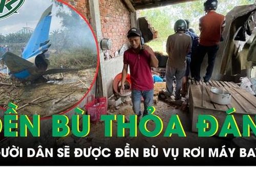 Người dân bị thương, nhà hư hỏng trong vụ rơi máy bay ở Quảng Nam sẽ được đền bù thỏa đáng