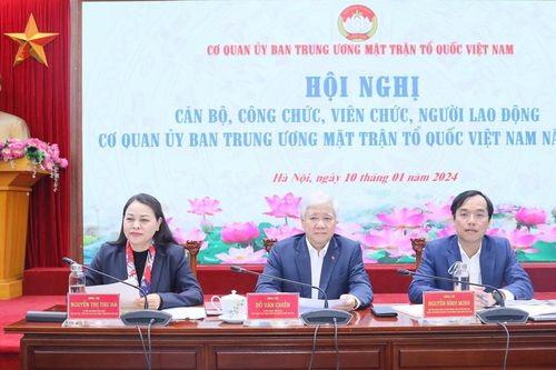 BẢN TIN MẶT TRẬN: Hội nghị cán bộ, công chức, viên chức Cơ quan UBTƯ MTTQ Việt Nam năm 2024