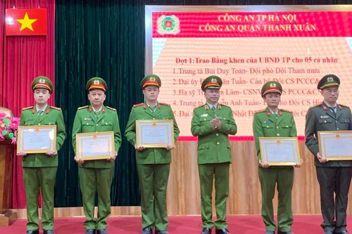 Công an quận Thanh Xuân phá nhiều vụ phạm tội đặc biệt nghiêm trọng năm 2023