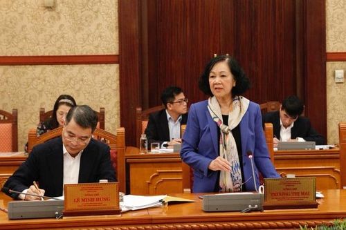 Thường trực Ban Bí thư Trương Thị Mai: Tập trung cao lãnh đạo, chỉ đạo vượt qua khó khăn