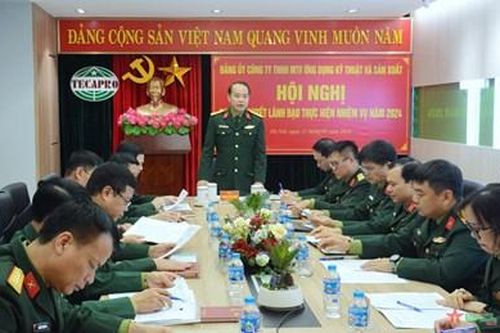 Đảng ủy Công ty TECAPRO ra nghị quyết lãnh đạo thực hiện nhiệm vụ năm 2024