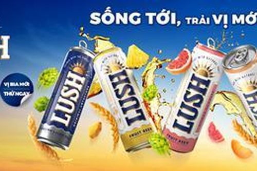Thị trường bia trái cây có thêm thương hiệu LUSH