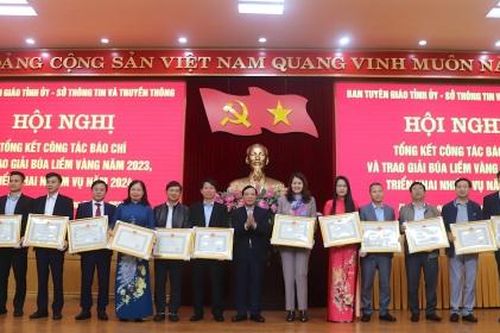 Thanh Hóa: Tổng kết công tác báo chí và trao giải Búa Liềm Vàng năm 2023