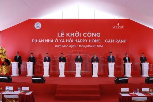 Khởi công dự án nhà ở xã hội Happy Home gần 88ha tại Cam Ranh