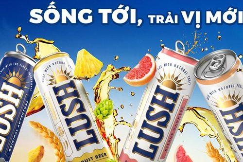Trải nghiệm mới mẻ, khác lạ với bia trái cây LUSH