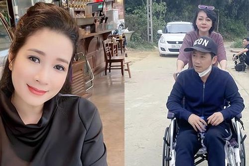 Thanh Thanh Hiền cà phê một mình, con trai NSND Trần Nhượng ngồi xe lăn chỉ đạo