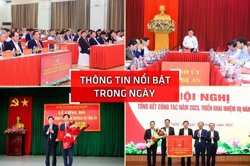 Nghệ An: Thông tin nổi bật ngày 11/1