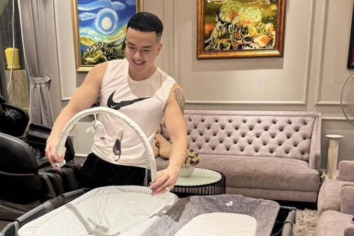 Cao Thái Sơn hạnh phúc với cuộc sống 'bố bỉm', bày tỏ ước nguyện đến con trai