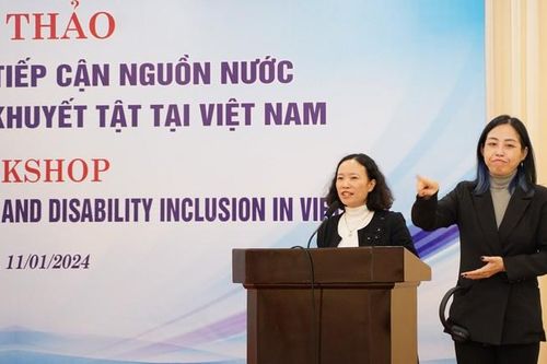 Nâng cao kiến thức, thúc đẩy xây dựng các chính sách hỗ trợ người khuyết tật ứng phó với biến đổi khí hậu