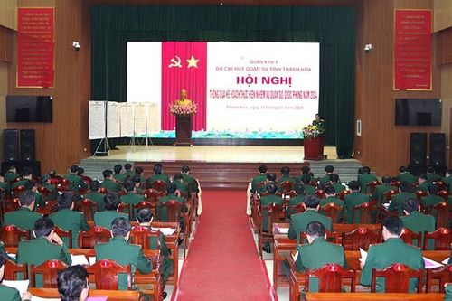 Thông qua kế hoạch thực hiện nhiệm vụ quân sự, quốc phòng năm 2024
