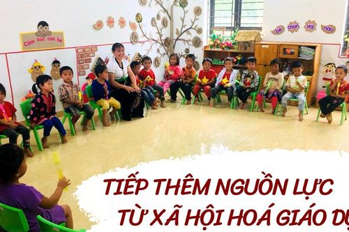 Tiếp thêm nguồn lực từ xã hội hóa giáo dục
