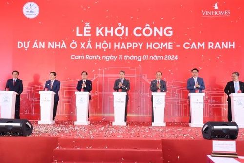 Tại TP. Cam Ranh: Khởi công dự án nhà ở xã hội có quy mô lớn nhất cả nước