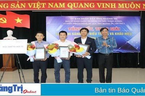Trao giải cho 12 sáng tác biểu trưng và khẩu hiệu du lịch tỉnh Quảng Trị