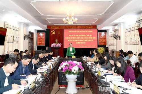 Giám sát chuyên đề 'Việc thực hiện chính sách, pháp luật về đổi mới hệ thống tổ chức và quản lý, nâng cao chất lượng, hiệu quả hoạt động của các đơn vị sự nghiệp công lập'