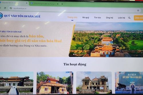 Ra mắt Website Quỹ Bảo tồn Di sản Huế
