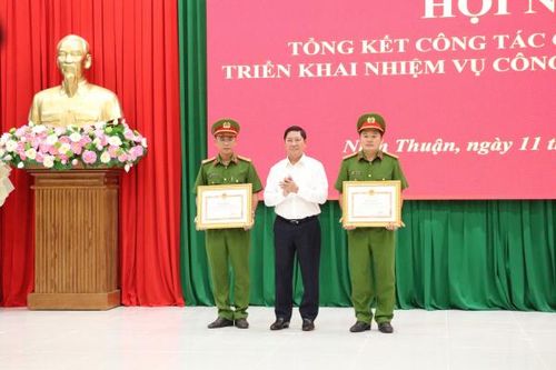 Công an Ninh Thuận tập trung thực hiện hiệu quả Nghị quyết 12-NQ/TW