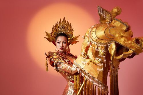 Hé lộ trang phục dân tộc của Đoàn Thu Thủy tại Miss Global 2023