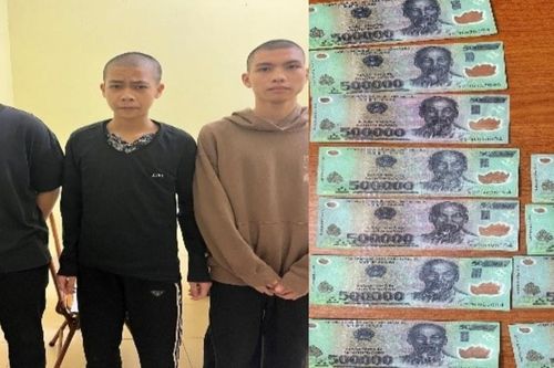 Công an huyện Sóc Sơn bắt quả tang nhóm đối tượng lưu hành tiền giả