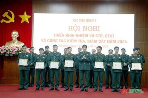 Học viện Quân y tập trung lãnh đạo, chỉ đạo hoàn thành các mục tiêu, nhiệm vụ năm 2024