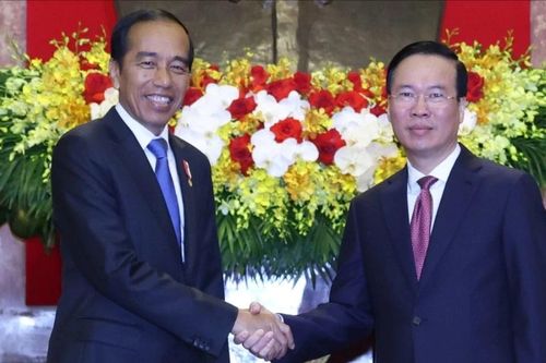 Chủ tịch nước Võ Văn Thưởng chủ trì lễ đón chính thức Tổng thống Indonesia