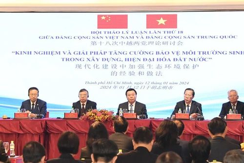 Hội thảo giữa Đảng Cộng sản Việt Nam và Đảng Cộng sản Trung Quốc: Bảo vệ môi trường sinh thái trong xây dựng, hiện đại hóa đất nước