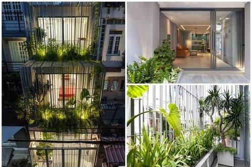 Ngỡ ngàng nhà phố tựa chiếc lồng nổi bật trong hẻm Sài Gòn