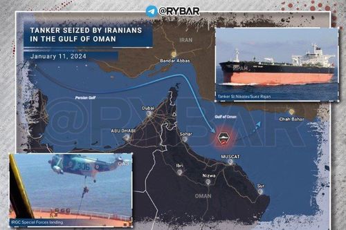 Iran tuyên bố bắt giữ tàu chở dầu Mỹ