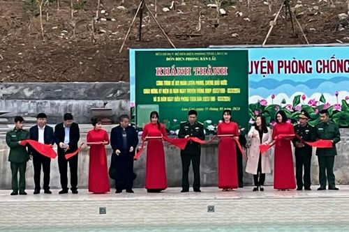 Khánh thành công trình bể bơi huấn luyện phòng, chống đuối nước cho trẻ em biên giới