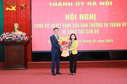 Hà Nội bổ nhiệm Giám đốc Sở Tài nguyên và Môi trường