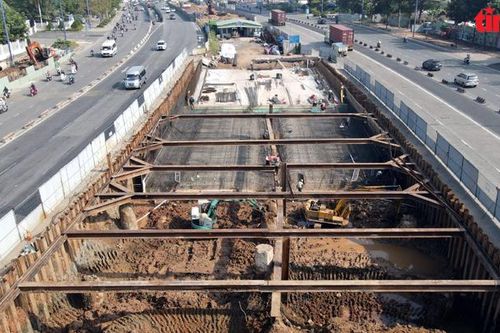 Hình ảnh nút giao thông lớn nhất TP Hồ Chí Minh sau 1 năm khởi công