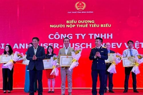 AB InBev Việt Nam được biểu dương Người Nộp Thuế Tiêu Biểu 2020-2022