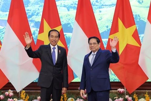 Thủ tướng Phạm Minh Chính hội kiến Tổng thống Indonesia Joko Widodo