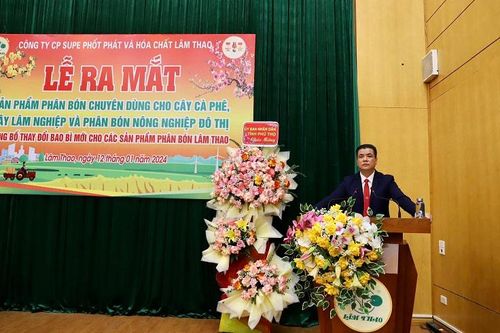 Supe lâm Thao ra mắt sản phẩm phân bón chuyên dùng cho cây Cà phê, cây Lâm nghiệp và phân bón nông nghiệp đô thị