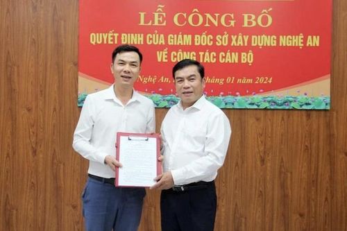 Nghệ An: Bổ nhiệm ông Nguyễn Việt Đức giữ chức Viện trưởng Viện Quy hoạch – Kiến trúc Xây dựng