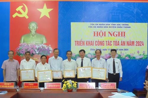 Sóc Trăng: TAND huyện Châu Thành triển khai công tác năm 2024